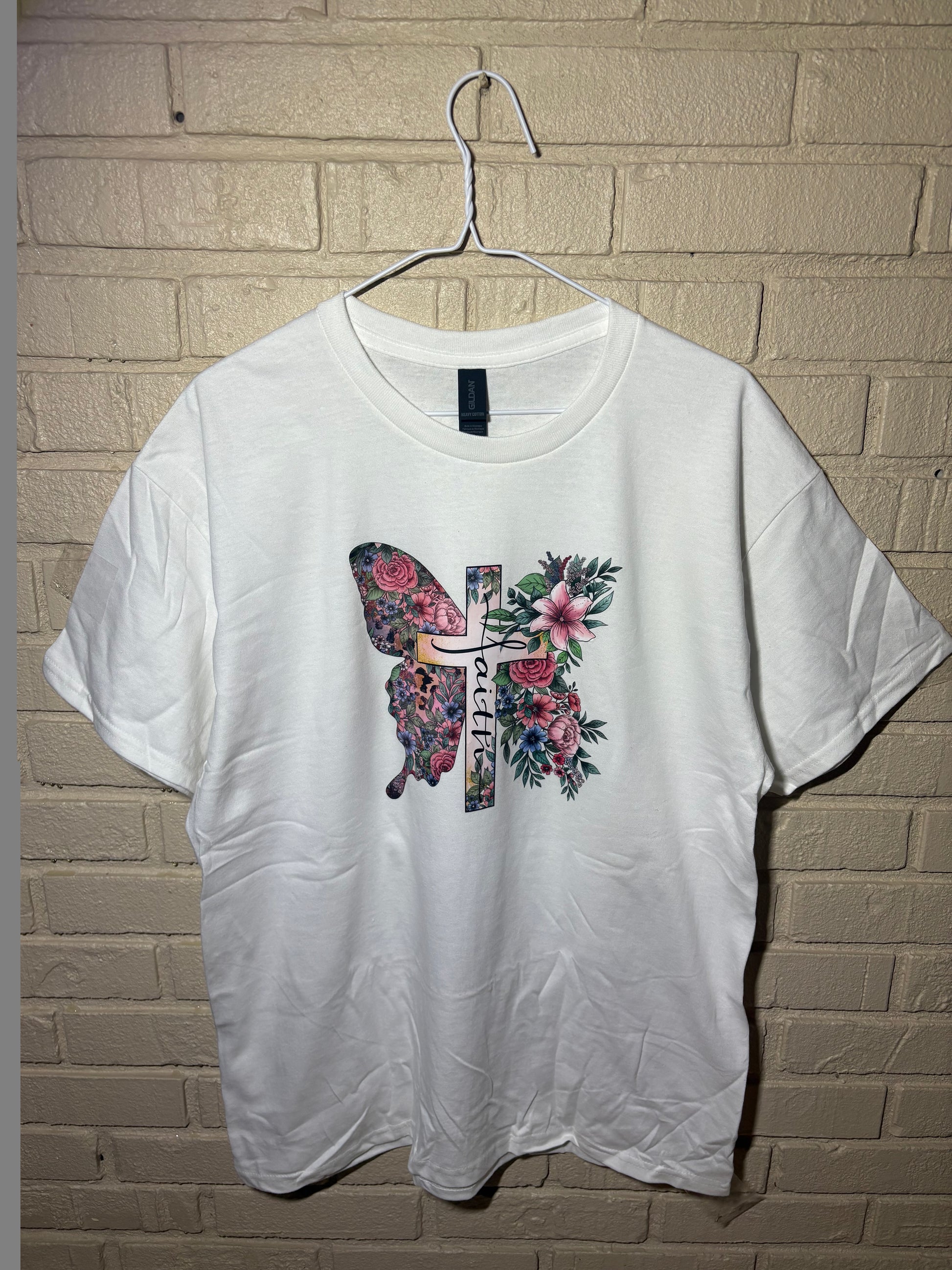 Christian 'Faith' Butterfly Tee